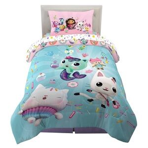 Gabby Dollhouse Twin size comforter set 2 Pcs comforter +pillow sham